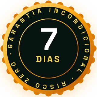 Selo: garantia incondicional de 7 dias